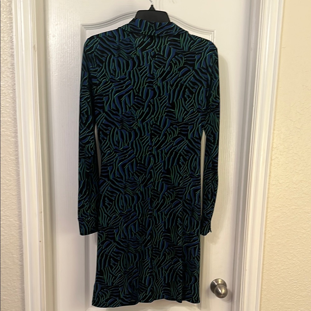 Michael Kors Dress Stylish Black and Blue Women's Dress - Picture 6 of 9